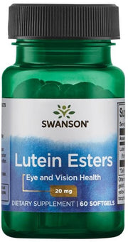 Swanson Luteīna esteri, 20 mg – 60 kapsulas