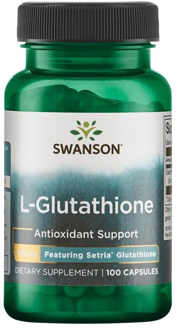 Swanson L-glutationa, 100 mg, 100 kapsulas