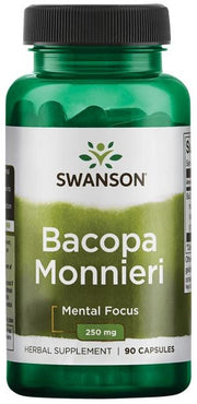 Swanson Bakopa, 250 mg – 90 kapsulas
