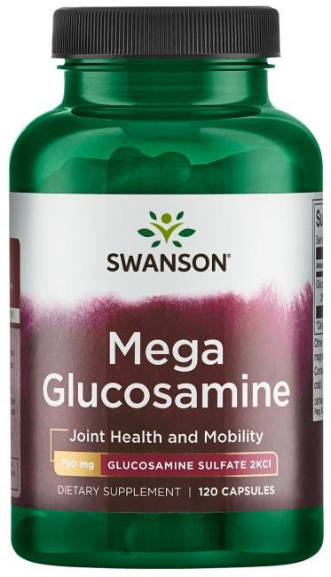 Swanson Mega glikozamīns, 750 mg – 120 kapsulas