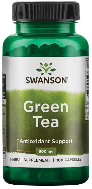 Swanson zaļā tēja, 500 mg – 100 kapsulas