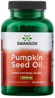 Swanson Ķirbju sēklu eļļa, 1000 mg – 100 kapsulas