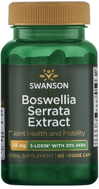 Swanson Boswellia Serrata ekstrakts, 125 mg – 60 kapsulas