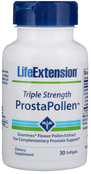 Life Extension ProstaPollen trīskārša stipruma kapsulas – 30 kapsulas