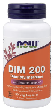 NOW Foods DIM 200 diindolilmetāns – 90 kapsulas
