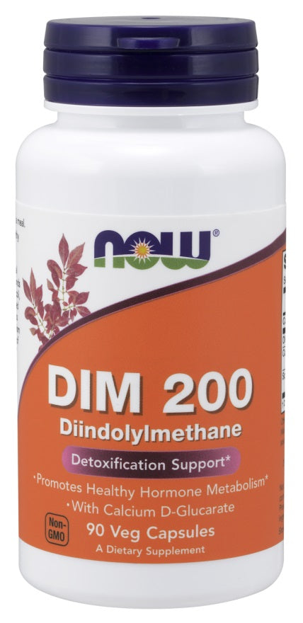 NOW Foods DIM 200 diindolilmetāns – 90 kapsulas