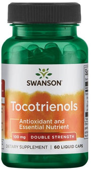 Swanson tokotrienoli, 100 mg divkāršs stiprums – 60 šķidrās kapsulas