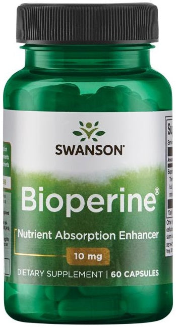 Swanson Bioperine, 10 mg – 60 kapsulas