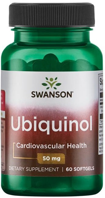 Swanson ubihinols, 50 mg – 60 kapsulas
