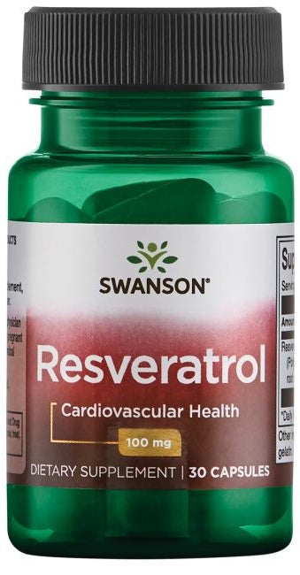 Swanson Resveratrols, 100 mg – 30 kapsulas