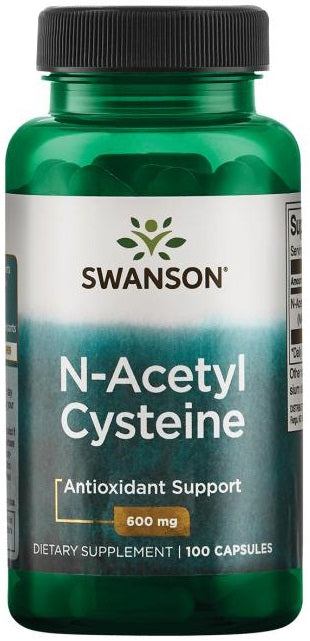 Swanson N-acetilcisteīns, 600 mg – 100 kapsulas