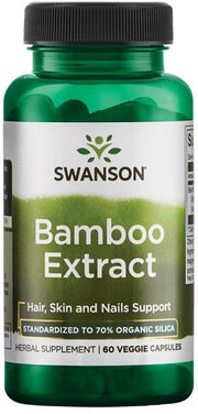 Swanson bambusa ekstrakts – 60 kapsulas