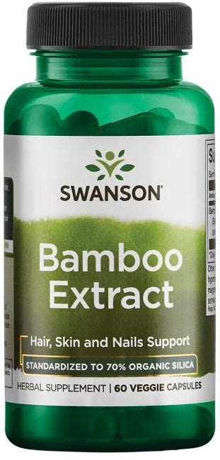 Swanson bambusa ekstrakts – 60 kapsulas
