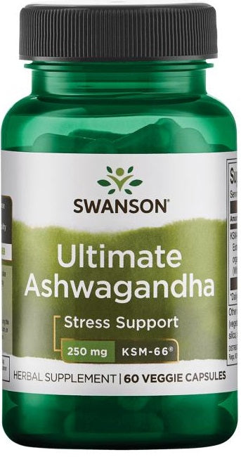 Swanson Ashwagandha Ultimate KSM - 66, 250 mg – 60 kapsulas