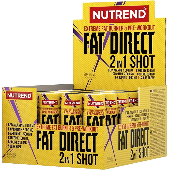Nutrend Fat Direct 2in1 šots – 20 x 60 ml.