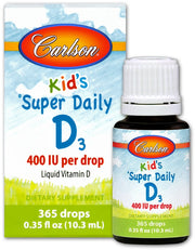 Carlson Labs bērniem Super Daily D3, 400 SV – 10 ml.