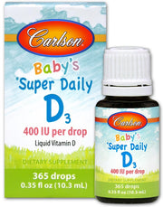 Carlson Labs Baby's Super Daily D3, 400 SV – 10 ml.