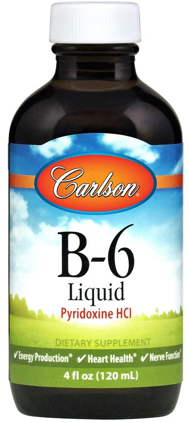 Carlson Labs vitamīns B - 6 - piridoksīna HCl - 120 ml.