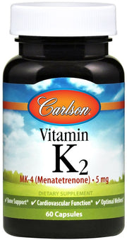 Carlson Labs vitamīns K2 MK-4, 5 mg - 60 kapsulas