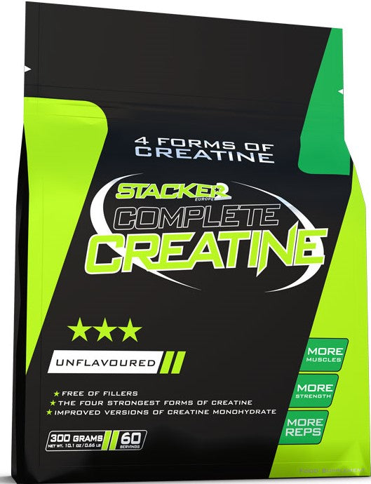 Stacker2 Europe pilnvērtīgs kreatīns – 300 g