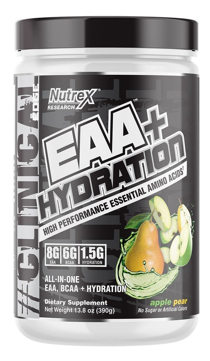 Nutrex EAA + Hydration, ābolu un bumbieru garša – 390 g