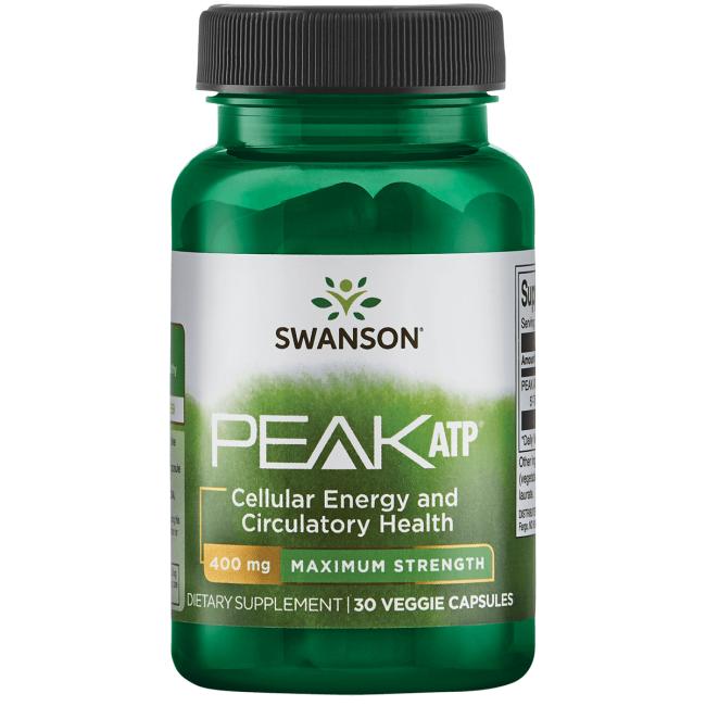 Swanson Peak ATP maksimālās iedarbības kapsulas – 30 kapsulas