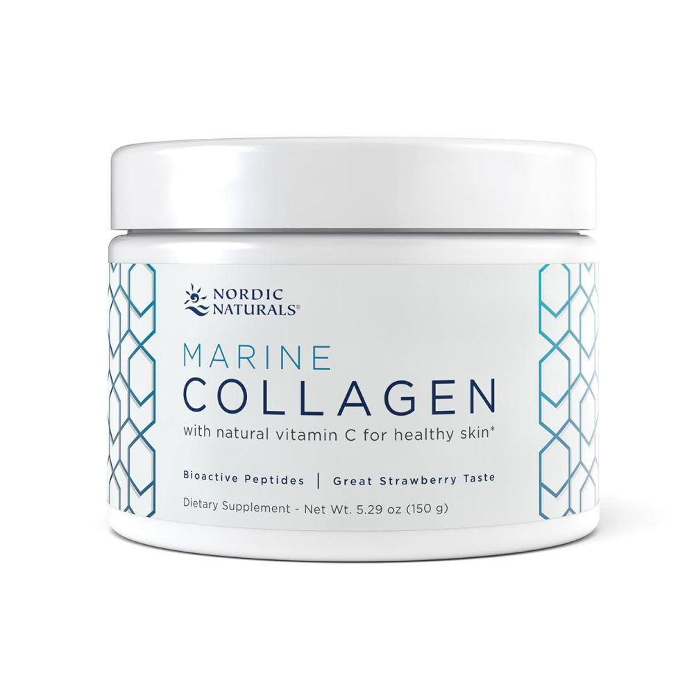Nordic Naturals jūras kolagēns ar zemeņu garšu – 150 g