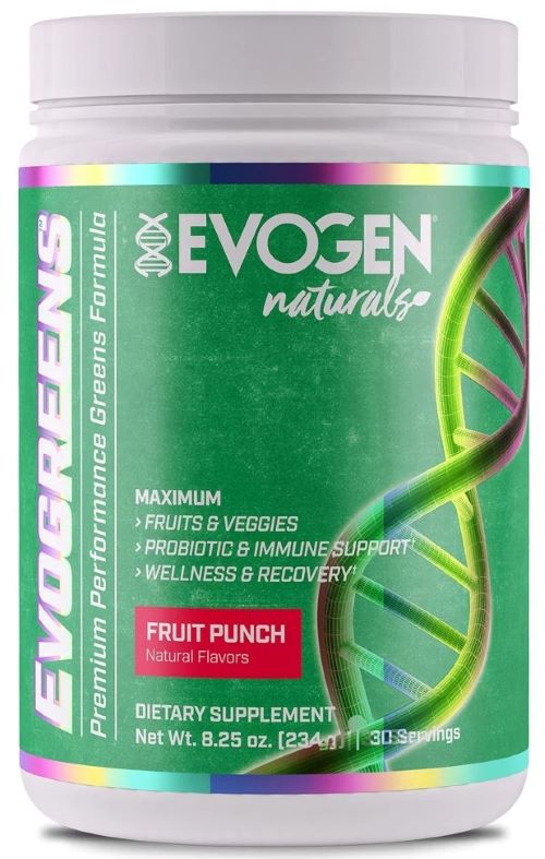 Evogen Evogreens Naturals augļu punšs – 234 g