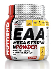 Nutrend EAA Mega Strong pulveris, apelsīnu un ābolu garša – 300 g
