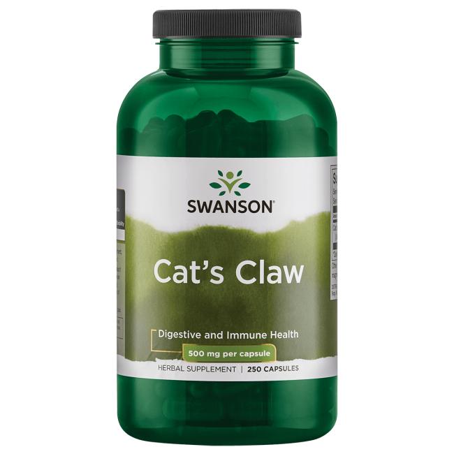 Swanson kaķa nags, 500 mg – 250 kapsulas