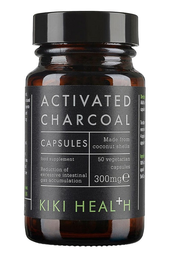 KIKI Health aktivētā ogle, 300 mg - 50 kapsulas