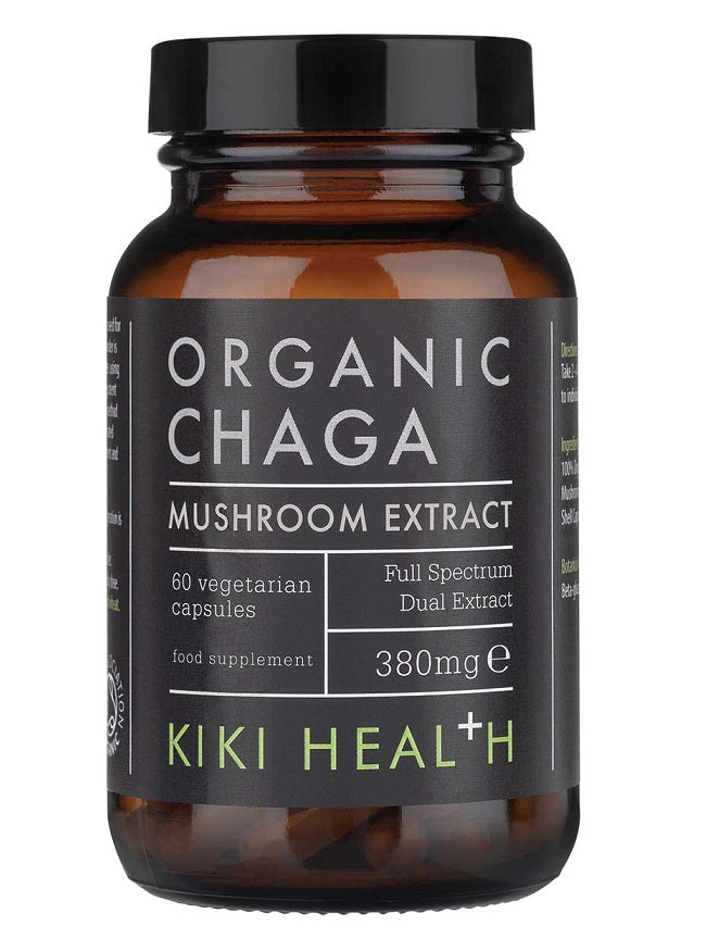 KIKI Health čagas ekstrakts, 380 mg – 60 kapsulas