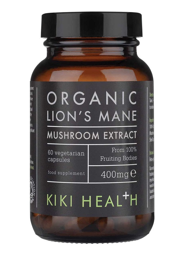 KIKI Health lauvu krēpes ekstrakts, 400 mg - 60 kapsulas