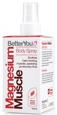 BetterYou magnija muskuļu ķermeņa aerosols - 100 ml.