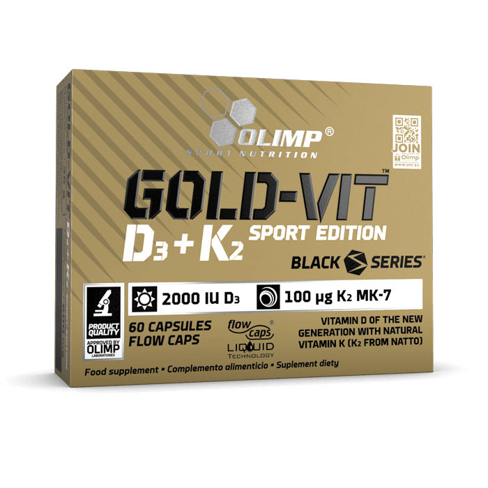 Olimp Nutrition Gold Vitamin D3 + K2 Sport Edition – 60 kapsulas