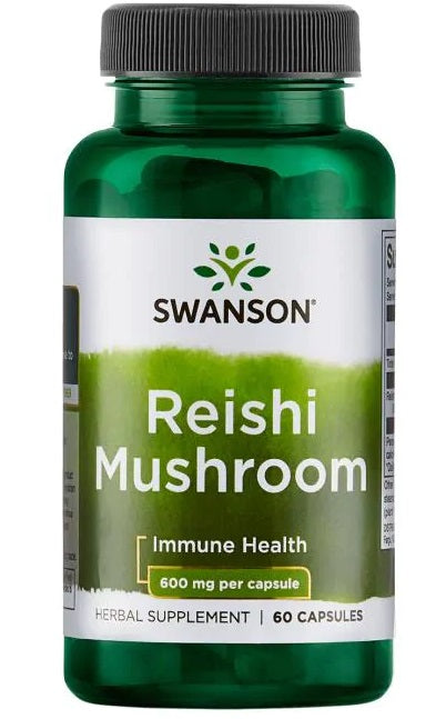 Swanson Reishi sēnes, 600 mg – 60 kapsulas