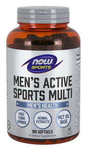 NOW Foods vīriešu aktīvās sporta multivitamīnu komplekts – 180 kapsulas