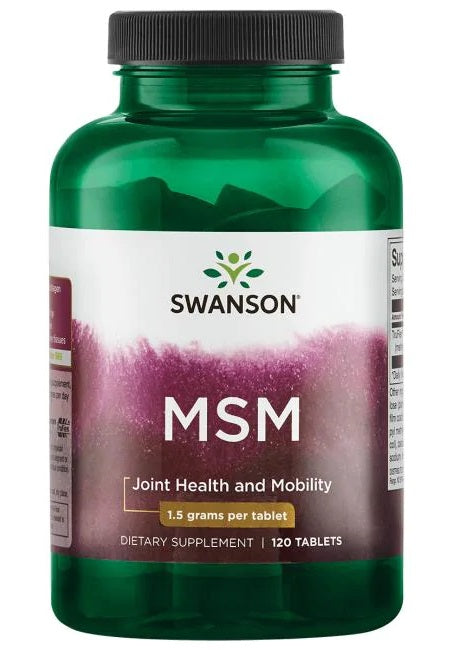 Swanson MSM, 1500 mg – 120 tabletes