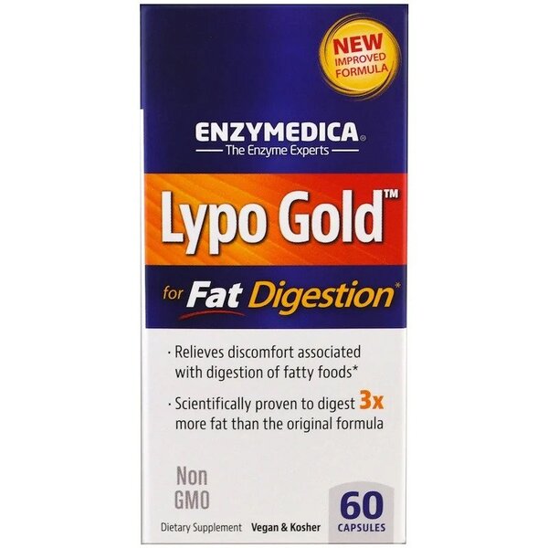 Enzymedica Lypo Gold - 60 kapsulas