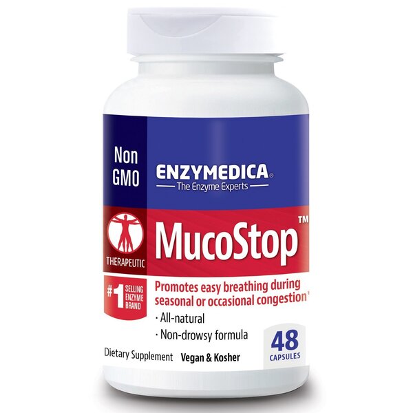 Enzymedica MucoStop — 48 kapsulas
