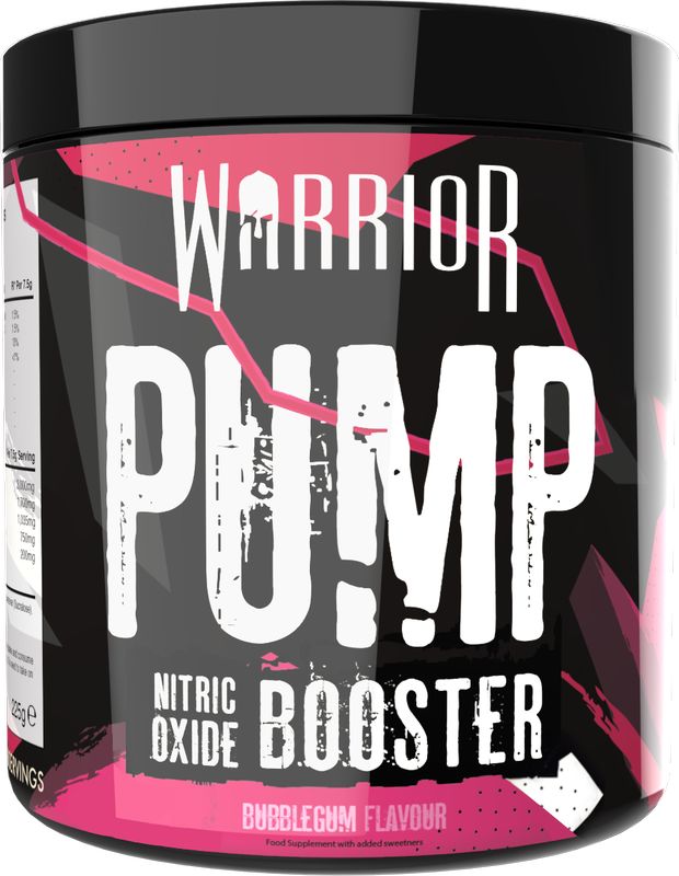 Warrior Pump, košļājamā gumija – 225 g