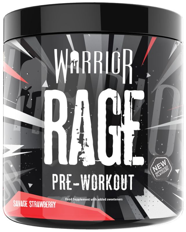 Warrior Rage, Savage Braškė – 392 g