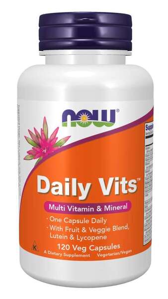NOW Foods Daily Vits – 120 kapsulas