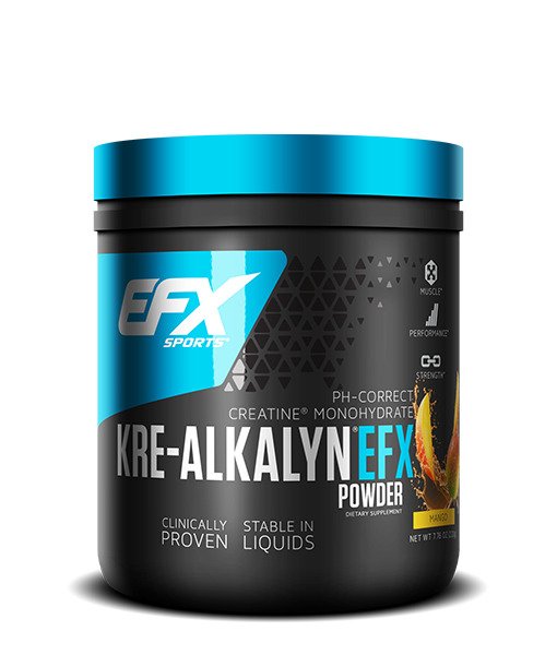 EFX Sports Kre-Alkalyn pulveris, mango garša – 220 g