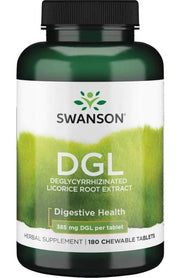 Swanson DGL, 385 mg – 180 košļājamās tabletes