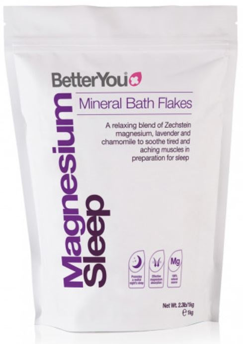 BetterYou magnija pārslas miegam — 1000 g
