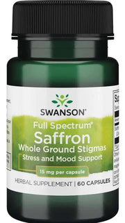 Swanson pilna spektra safrāna garšas pastiprinātājs, 15 mg – 60 kapsulas