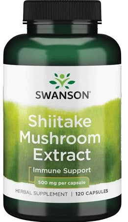 Swanson Šitakės sēņu ekstrakts, 500 mg – 120 kapsulas