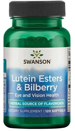 Swanson luteīna esteri un mellenes – 120 kapsulas