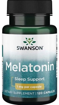 Swanson melatonīns, 1 mg – 120 kapsulas
